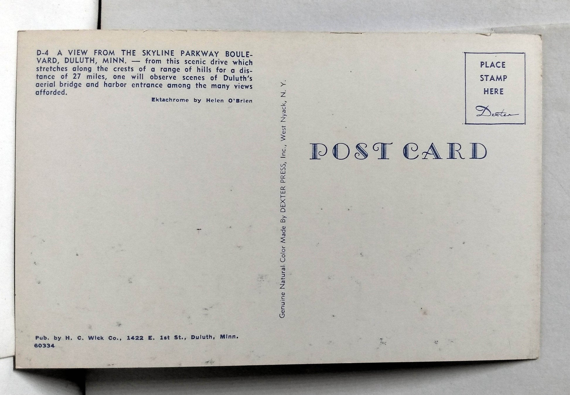 Greetings From Duluth Minnesota Postcard 1950's - TulipStuff