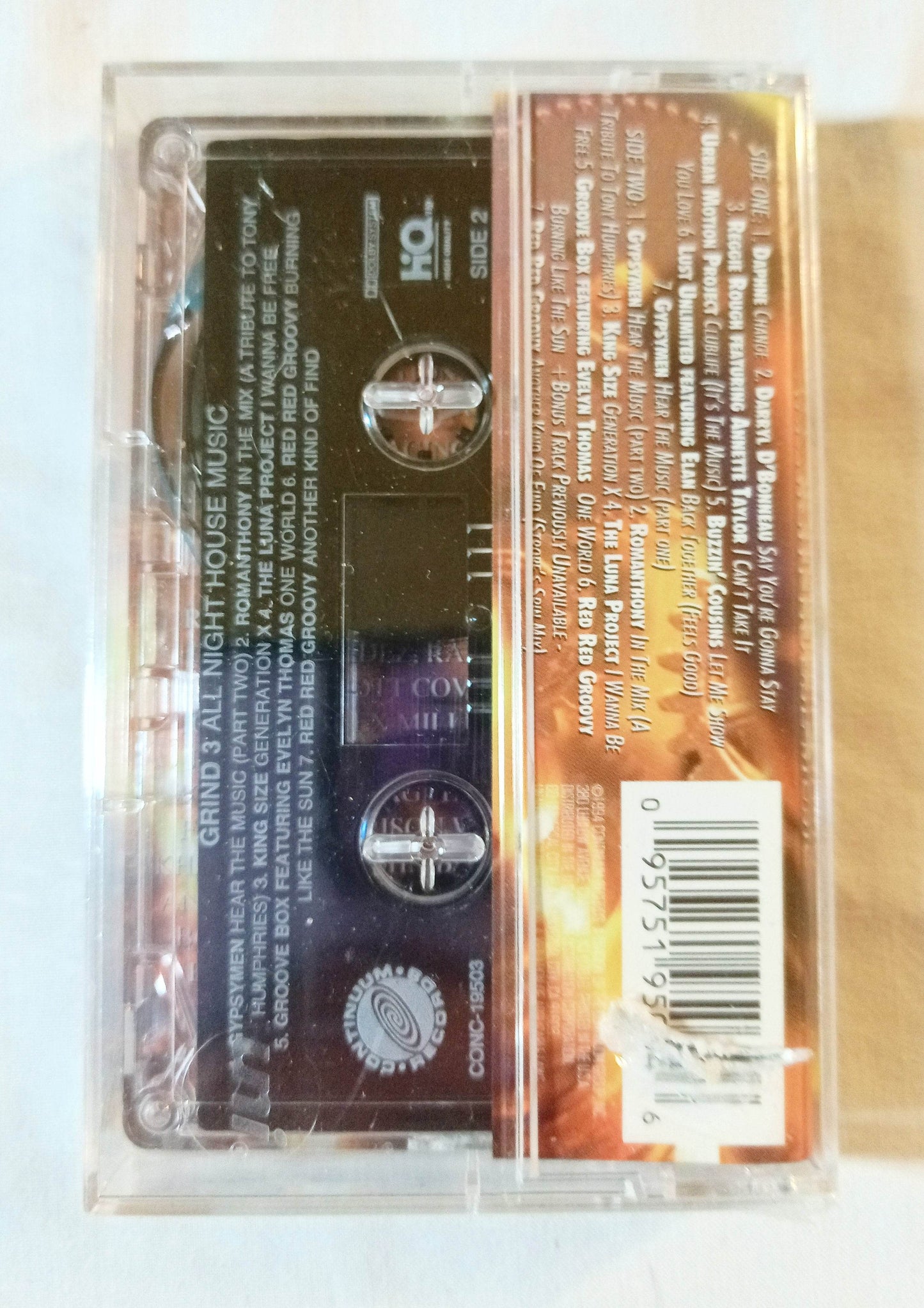 Grind 3 All Night House Music AUDIO CASSETTE Continuum 1995 - TulipStuff