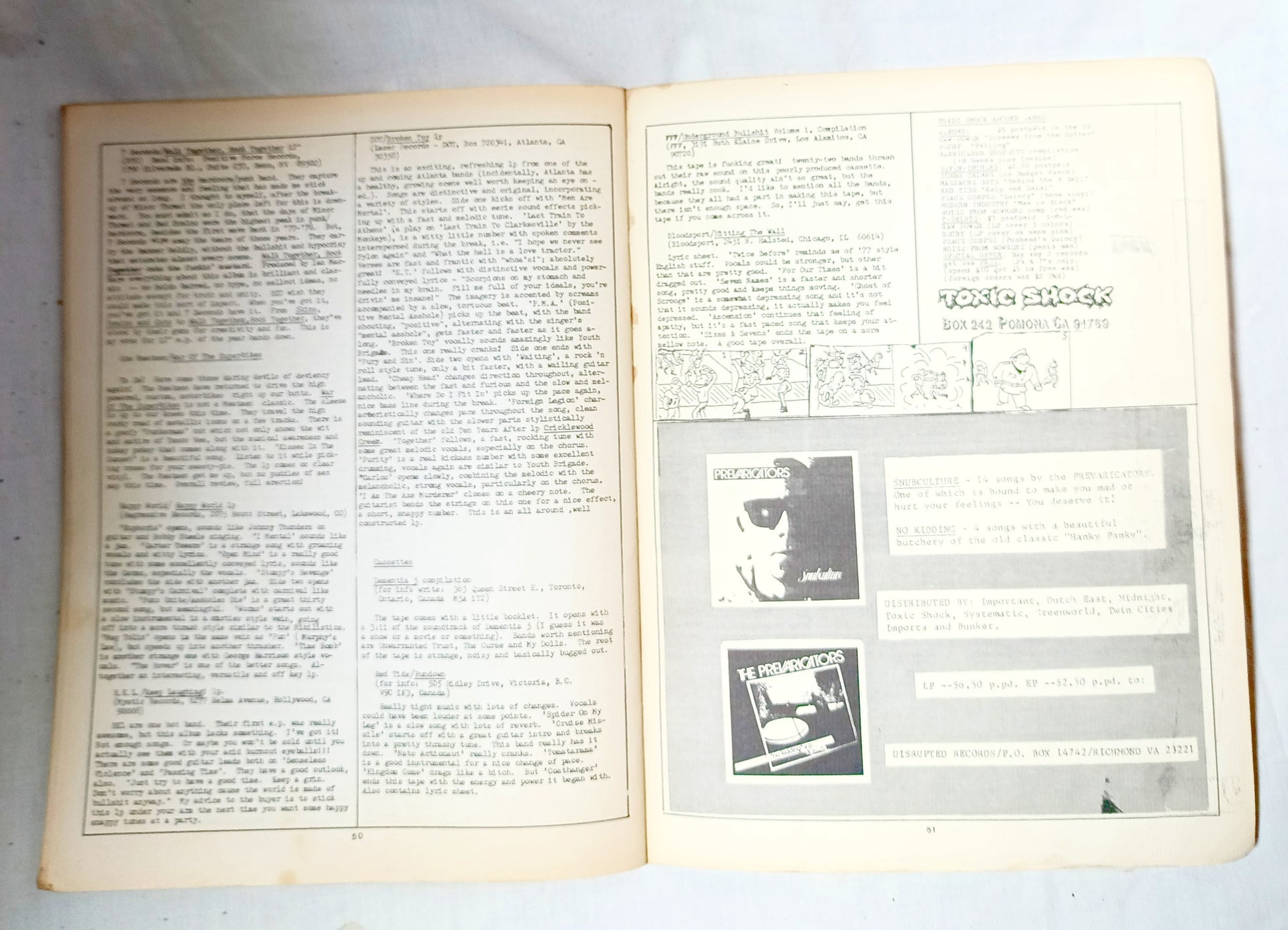Guillotine #9 Summer 1985 NYHC Punk Fanzine Murphy's Law DOA GI Freeze - TulipStuff