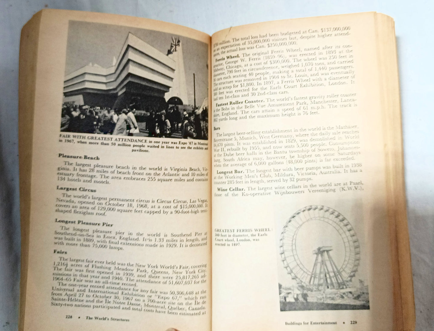 Guinness Book Of World Records 9th Edition Bantam 1970 - TulipStuff