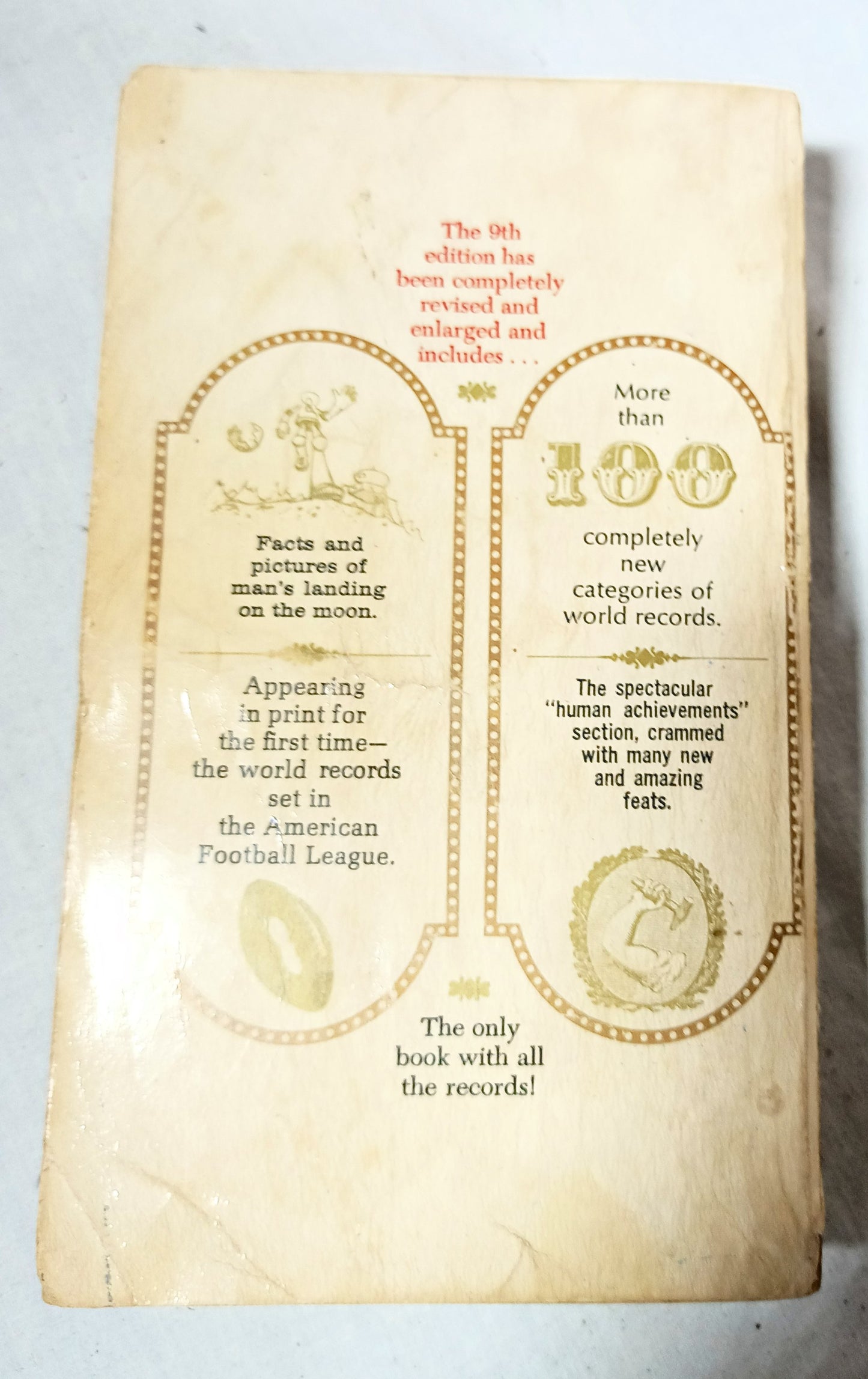 Guinness Book Of World Records 9th Edition Bantam 1970 - TulipStuff