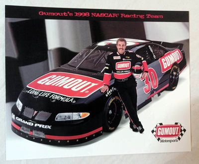 Gumout 1998 NASCAR Racing Team Derrike Cope Photo Card 10X8 - TulipStuff