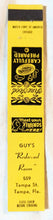 Load image into Gallery viewer, Guy&#39;s Redwood Room Restaurant Tampa Florida Matchbook Cover 1950&#39;s - TulipStuff
