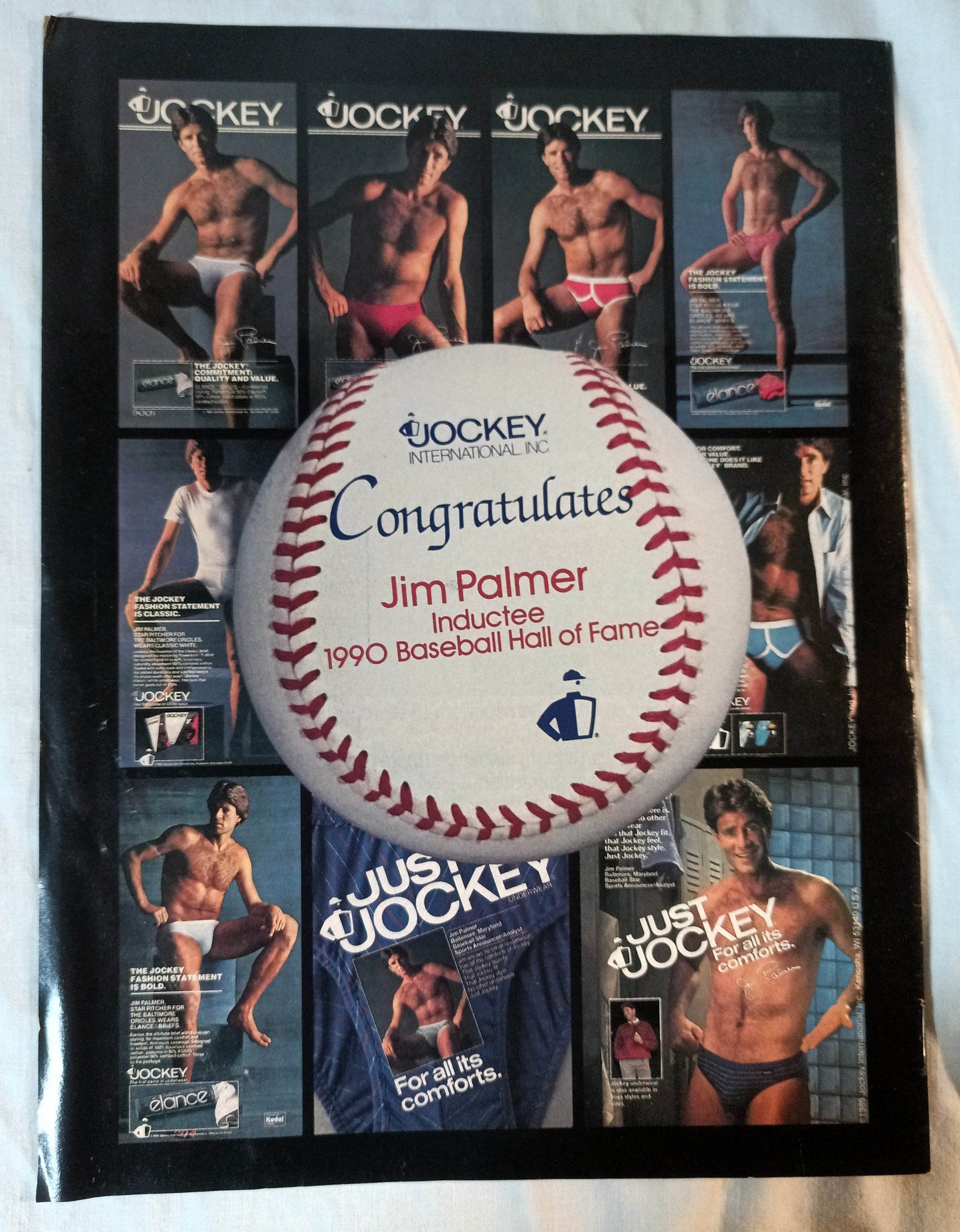 1990 Baseball 51st Annual Hall of Fame Program Joe Morgan Jim Palmer - TulipStuff