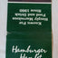Hamburger Hamlet Bar-Grille California Matchbook Cover 1980's - TulipStuff