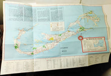 Load image into Gallery viewer, Handy Reference Pocket Map of Bermuda Hamilton St George 1977 - TulipStuff
