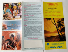 Load image into Gallery viewer, Hapag-Lloyd MS Europa 1974 Air/Sea Cruise Brochure Pan Am - TulipStuff
