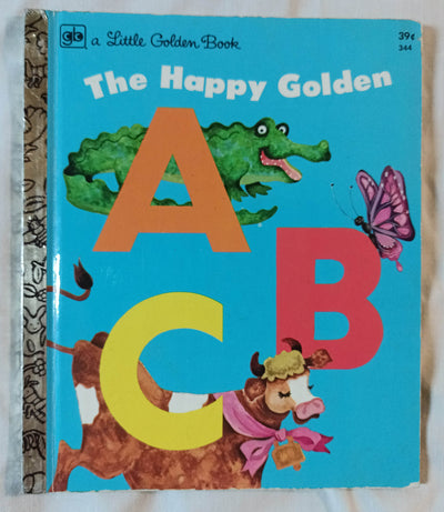 The Happy Golden ABC A Little Golden Book #344 1973 Printing - TulipStuff