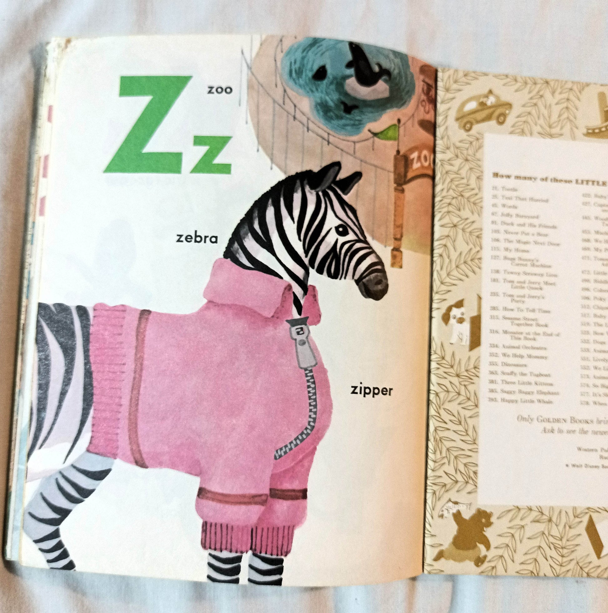 The Happy Golden ABC A Little Golden Book #344 1973 Printing - TulipStuff