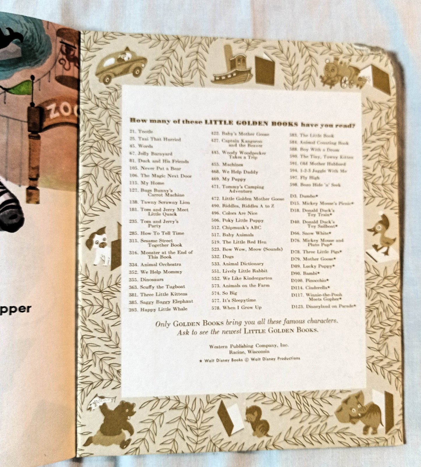 The Happy Golden ABC A Little Golden Book #344 1973 Printing - TulipStuff