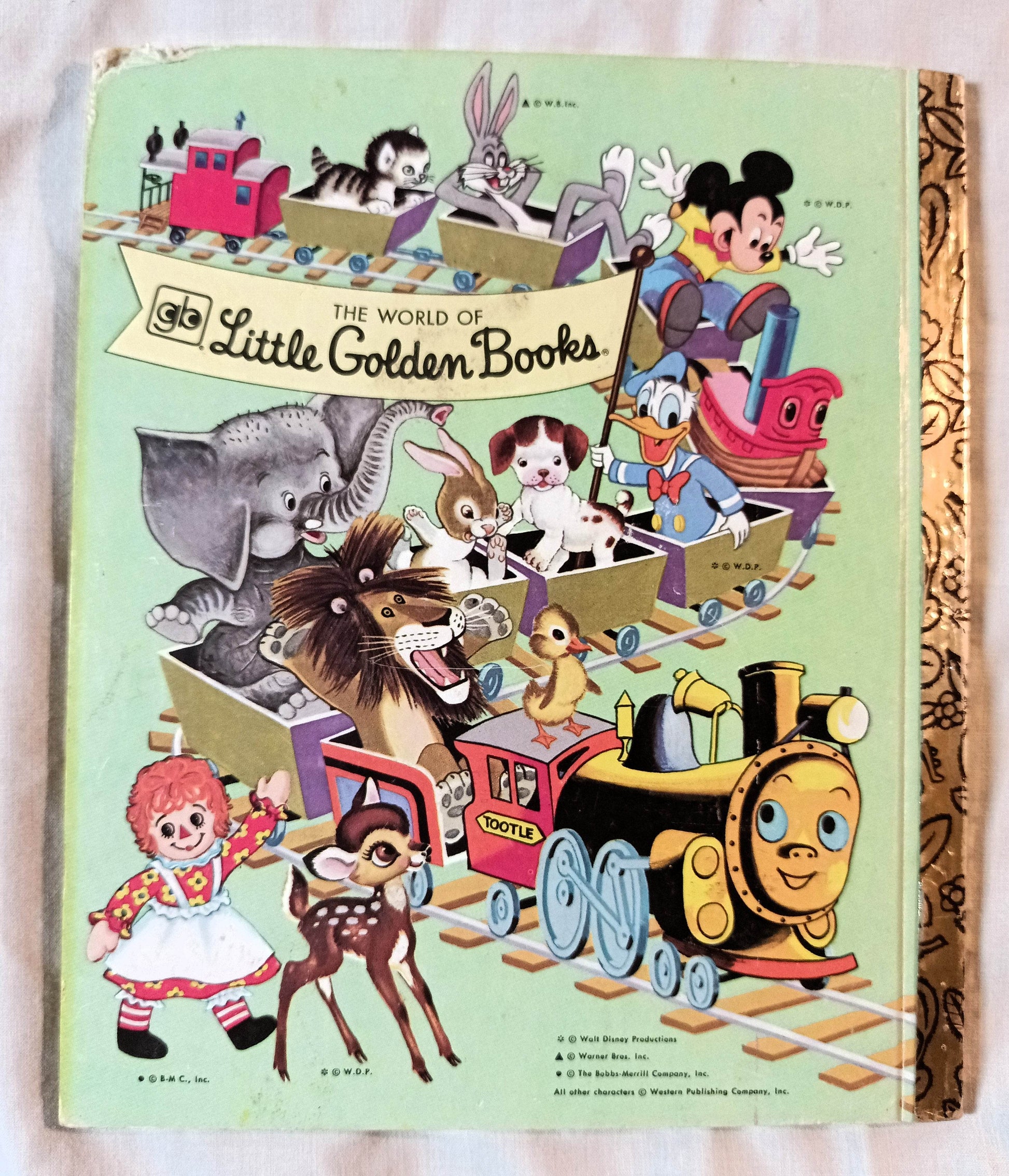 The Happy Golden ABC A Little Golden Book #344 1973 Printing - TulipStuff