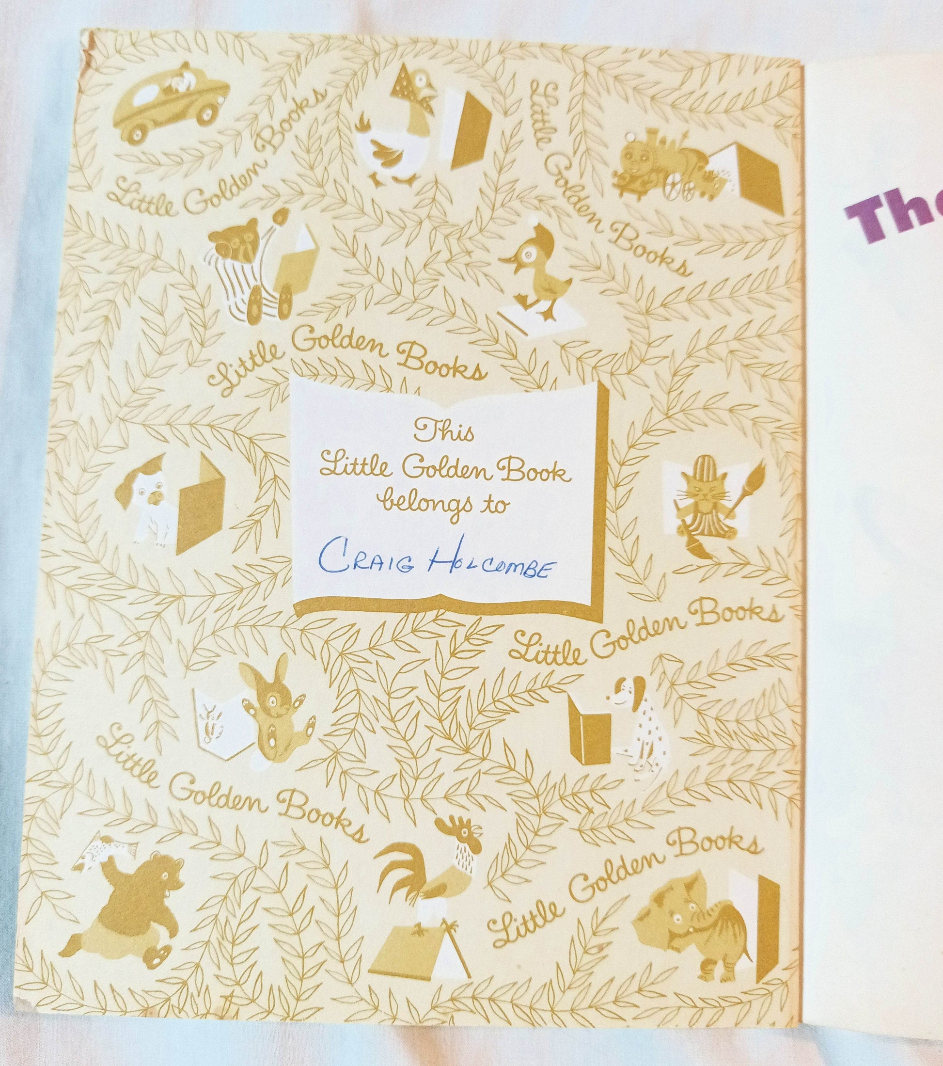 The Happy Golden ABC A Little Golden Book #344 1973 Printing - TulipStuff