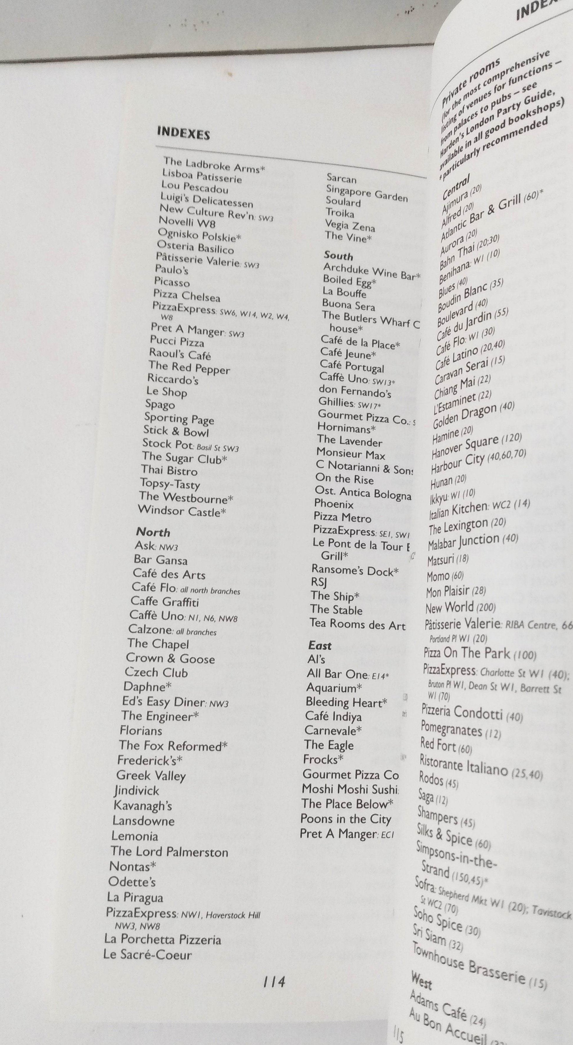 Harden's Good Cheap Eats In London 1998 Restaurant Guide - TulipStuff