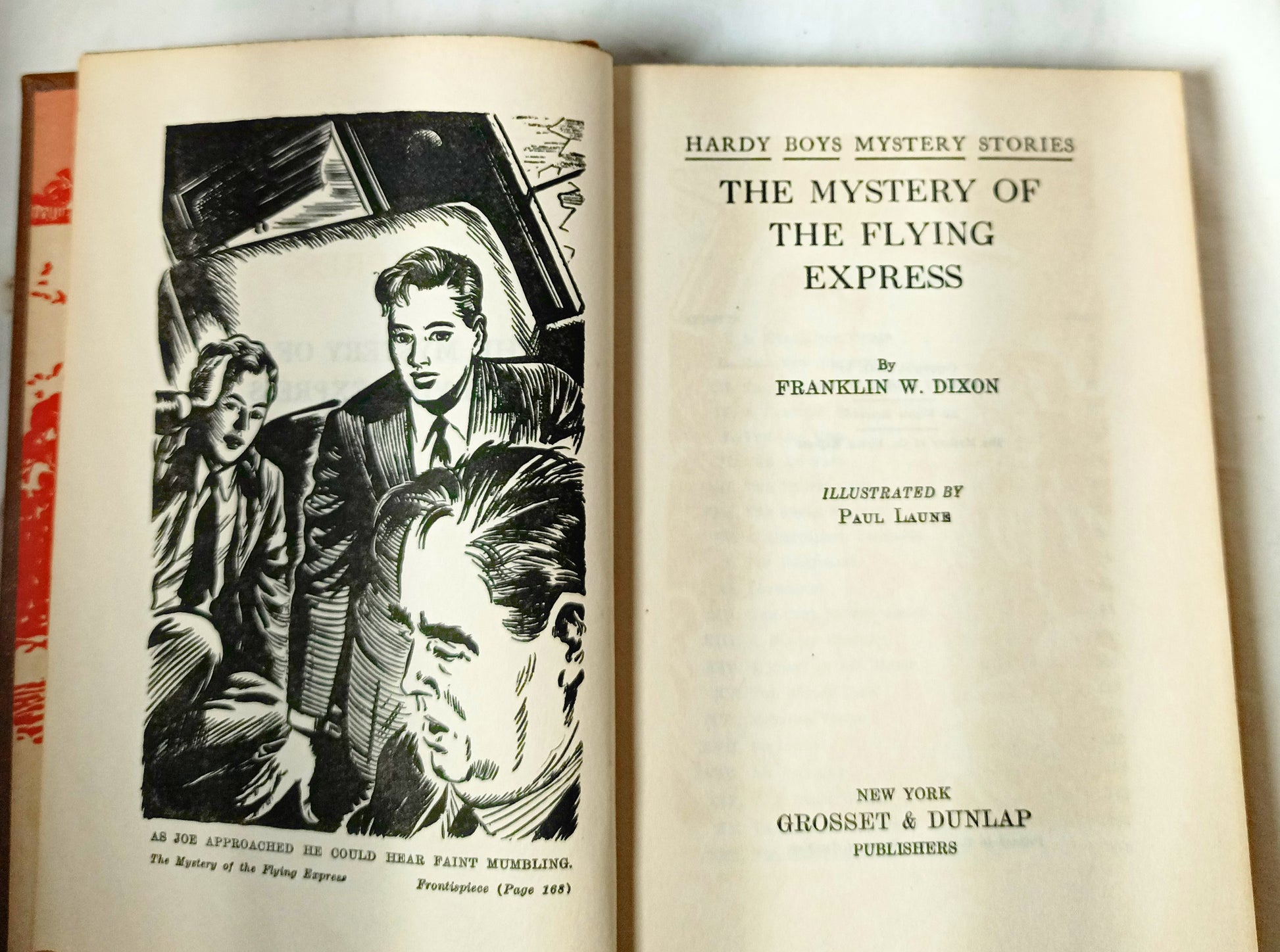 The Hardy Boys The Mystery Of The Flying Express Franklin W Dixon 1941 - TulipStuff