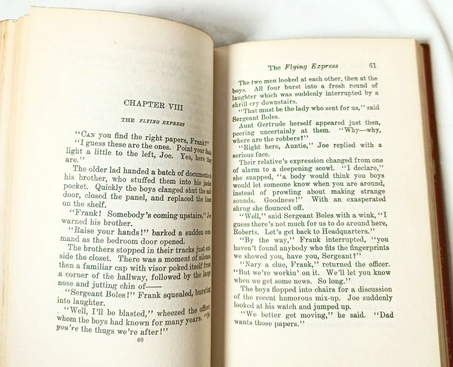The Hardy Boys The Mystery Of The Flying Express Franklin W Dixon 1941 - TulipStuff
