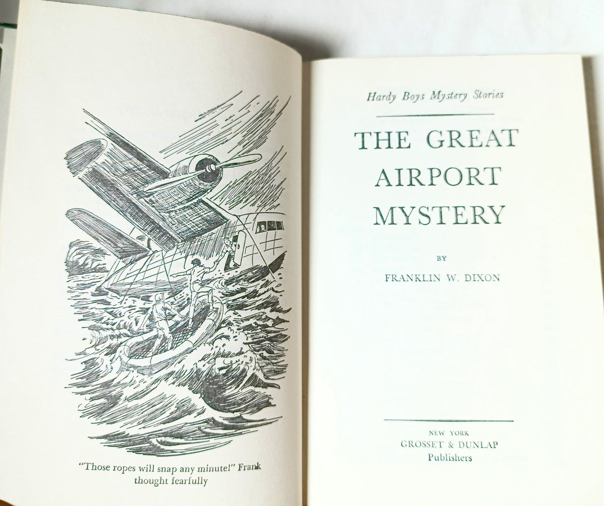 The Hardy Boys #9 The Great Airport Mystery Franklin W Dixon 1976 - TulipStuff