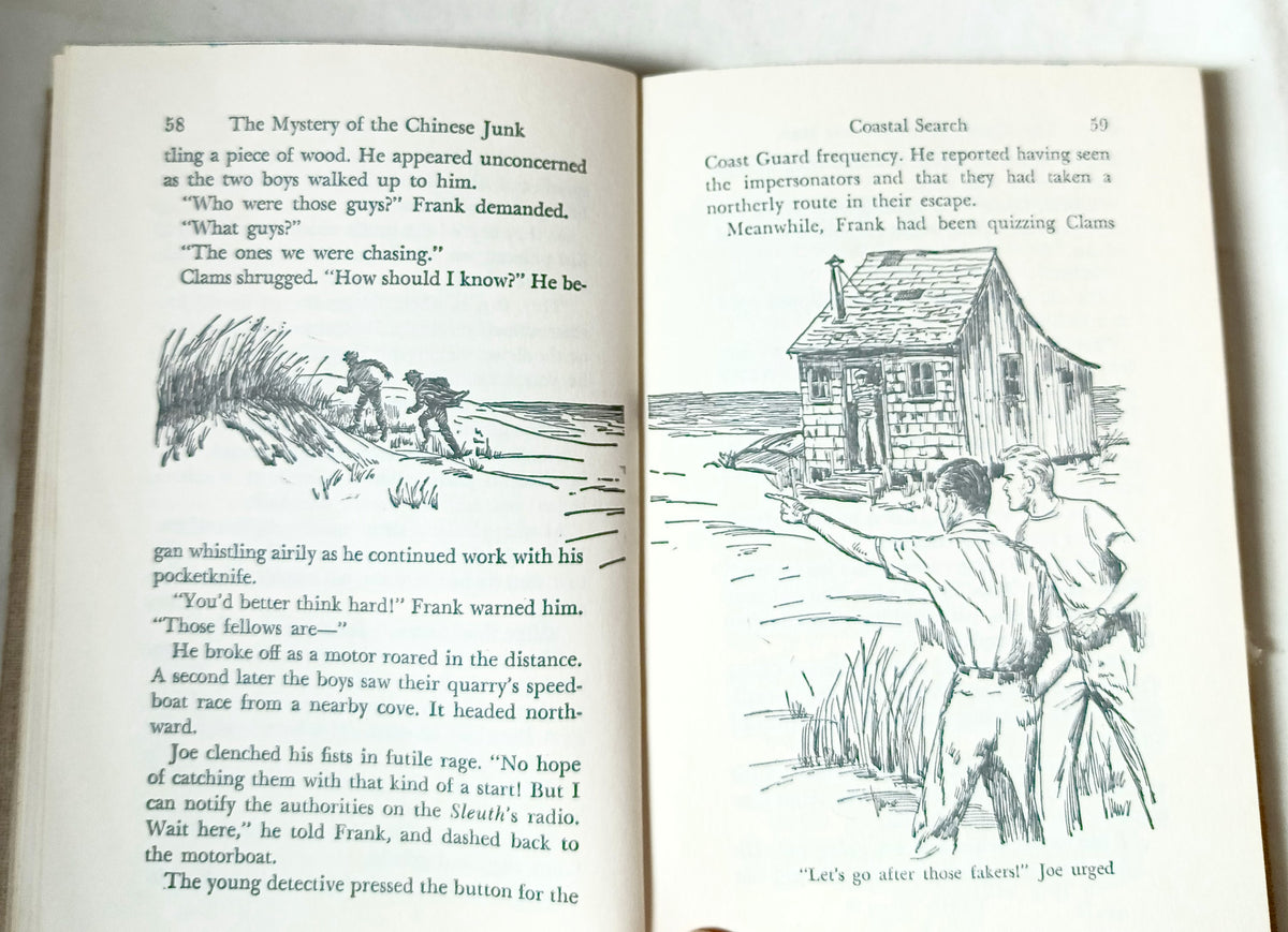 The Hardy Boys The Mystery Of The Chinese Junk Franklin W Dixon 1960 - TulipStuff