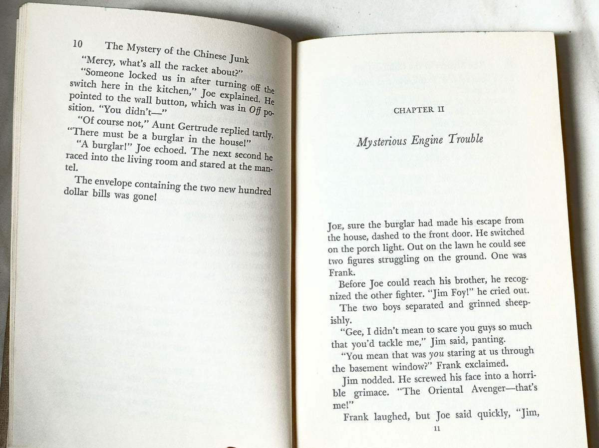 The Hardy Boys The Mystery Of The Chinese Junk Franklin W Dixon 1960 - TulipStuff
