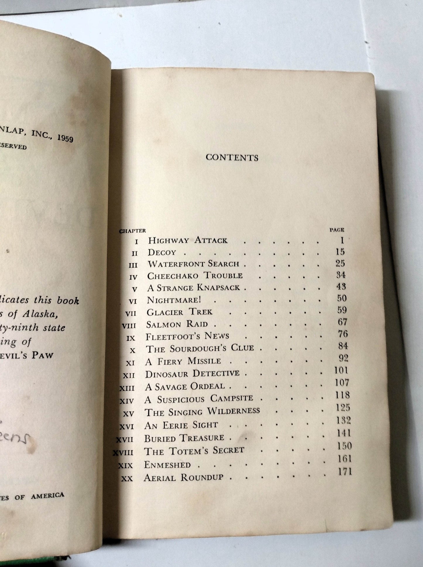 The Hardy Boys The Mystery at Devil's Paw Franklin W Dixon 1959 Ex-Library - TulipStuff