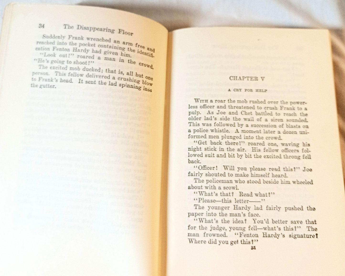 The Hardy Boys The Disappearing Floor Franklin W Dixon 1957 - TulipStuff