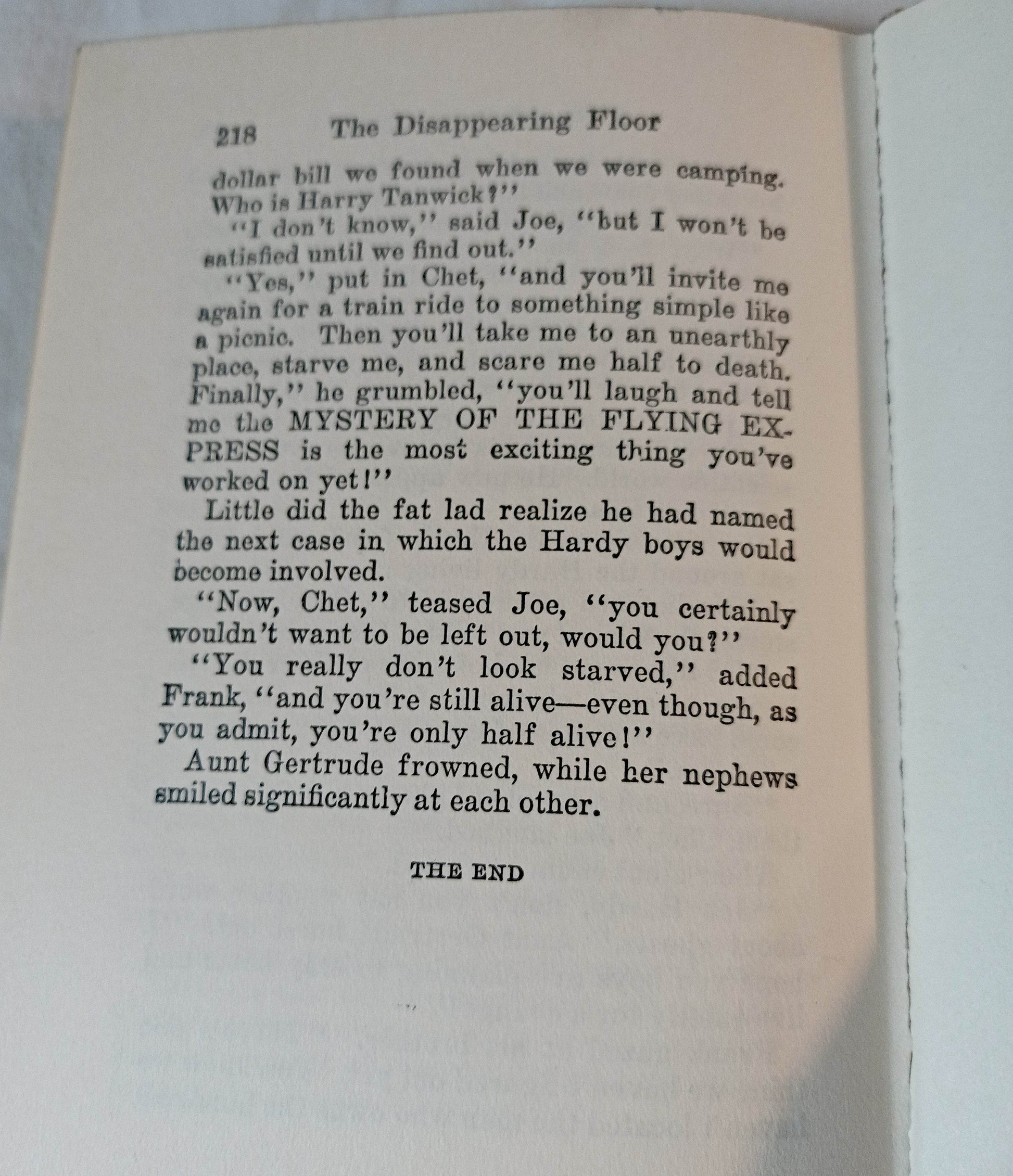 The Hardy Boys The Disappearing Floor Franklin W Dixon 1957 - TulipStuff
