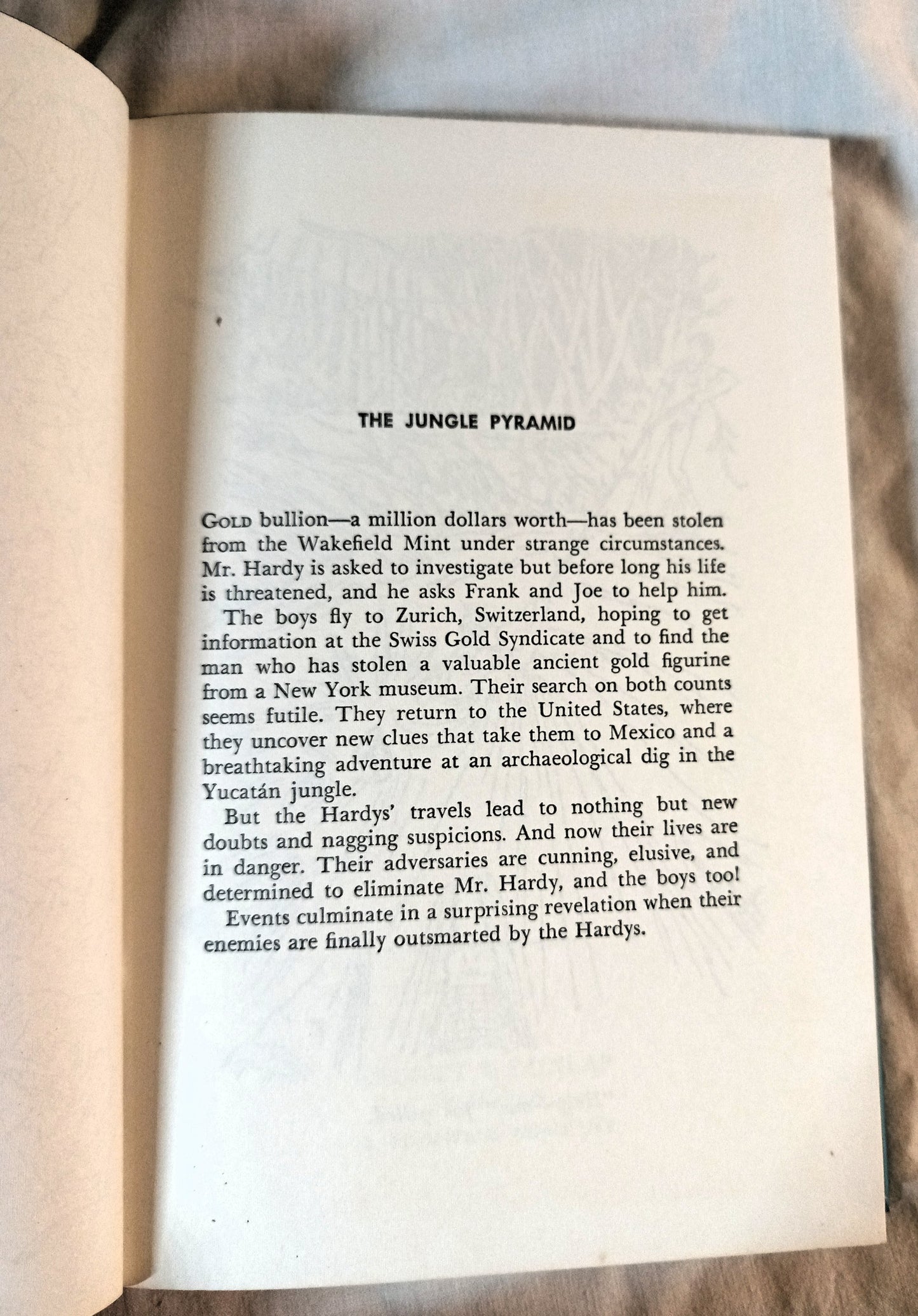 The Hardy Boys Mystery #56 The Jungle Pyramid Franklin W Dixon 1977 - TulipStuff