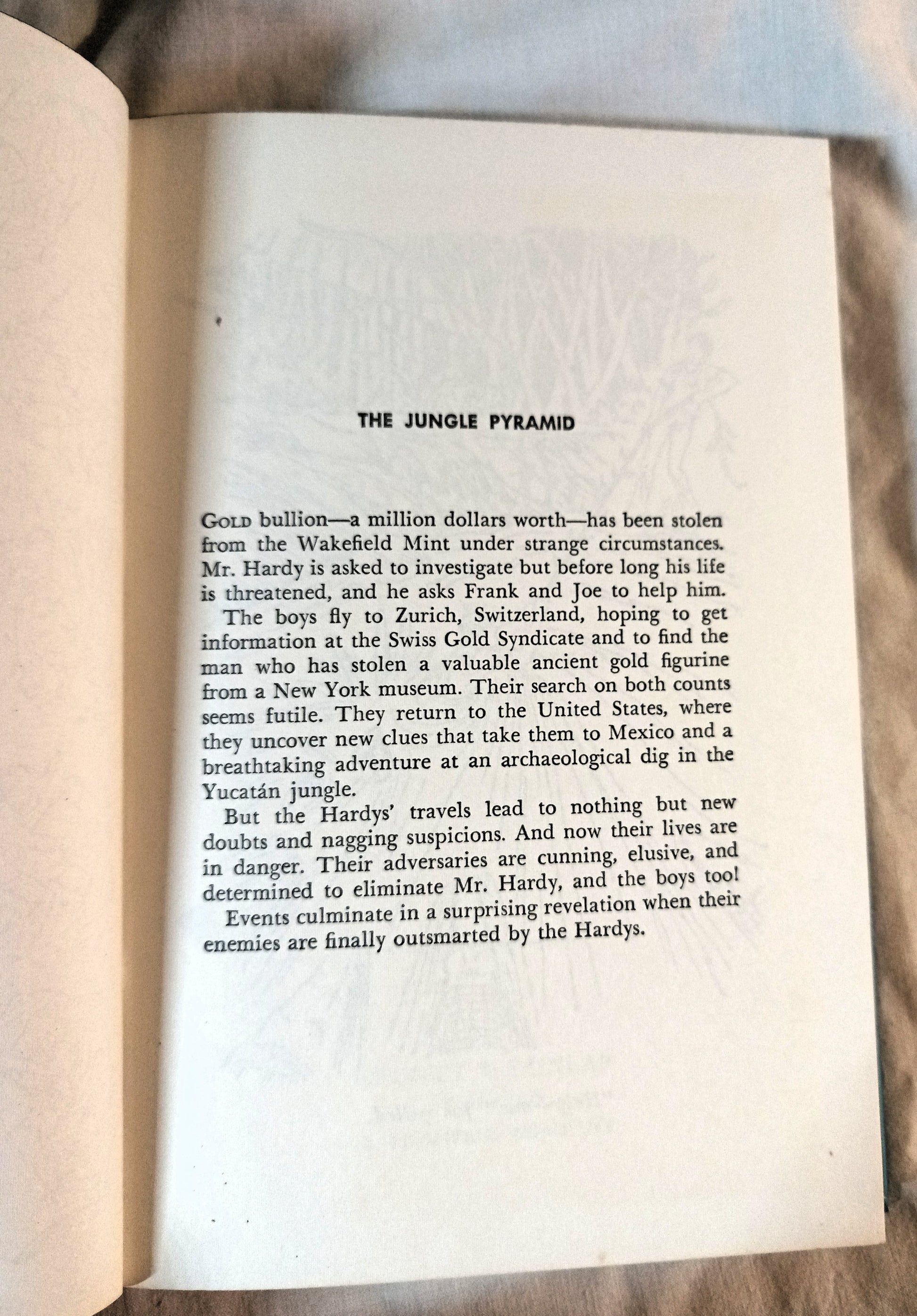 The Hardy Boys Mystery #56 The Jungle Pyramid Franklin W Dixon 1977 - TulipStuff