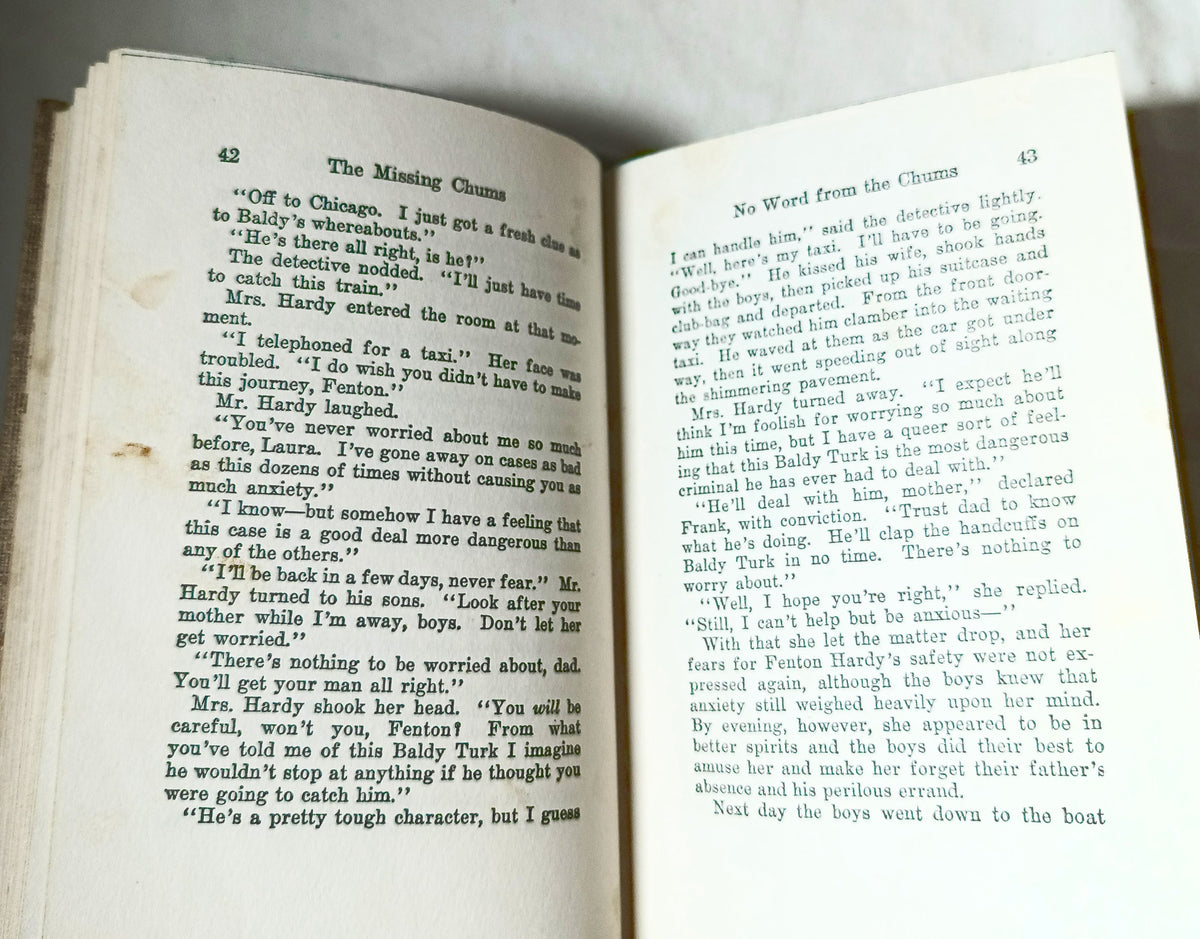 The Hardy Boys #4 The Missing Chums Franklin W Dixon 1959 - TulipStuff