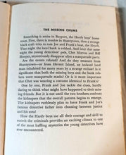 Load image into Gallery viewer, The Hardy Boys #4 The Missing Chums Franklin W Dixon 1972 - TulipStuff
