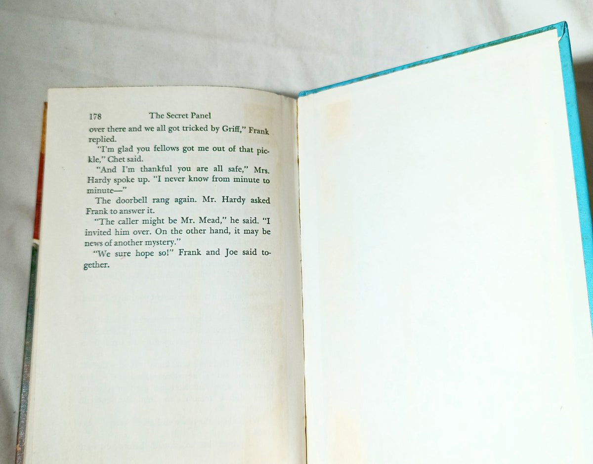 The Hardy Boys #25 The Secret Panel Franklin W Dixon 1974 - TulipStuff