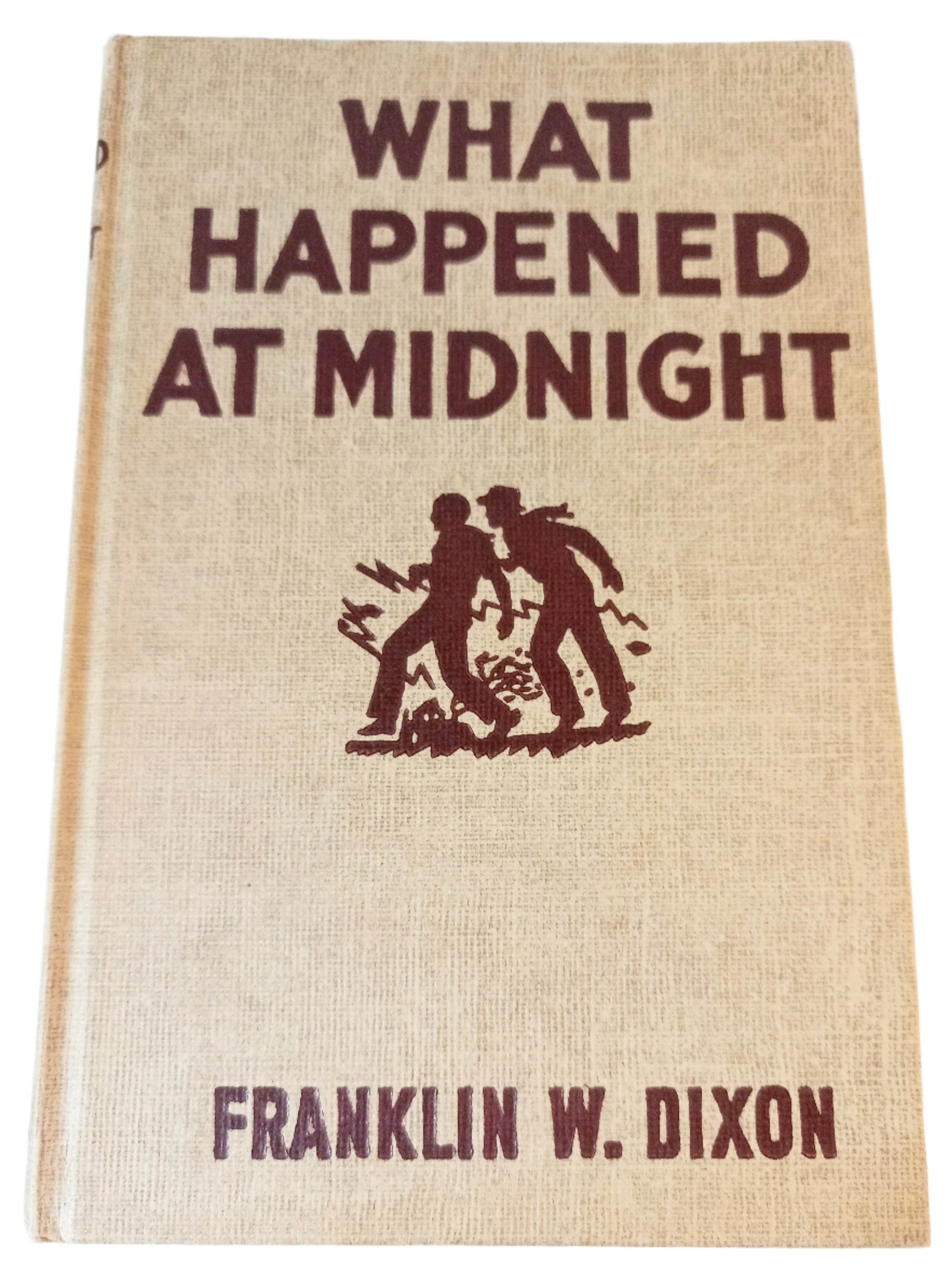 The Hardy Boys What Happened At Midnight Franklin W Dixon 1957 - TulipStuff