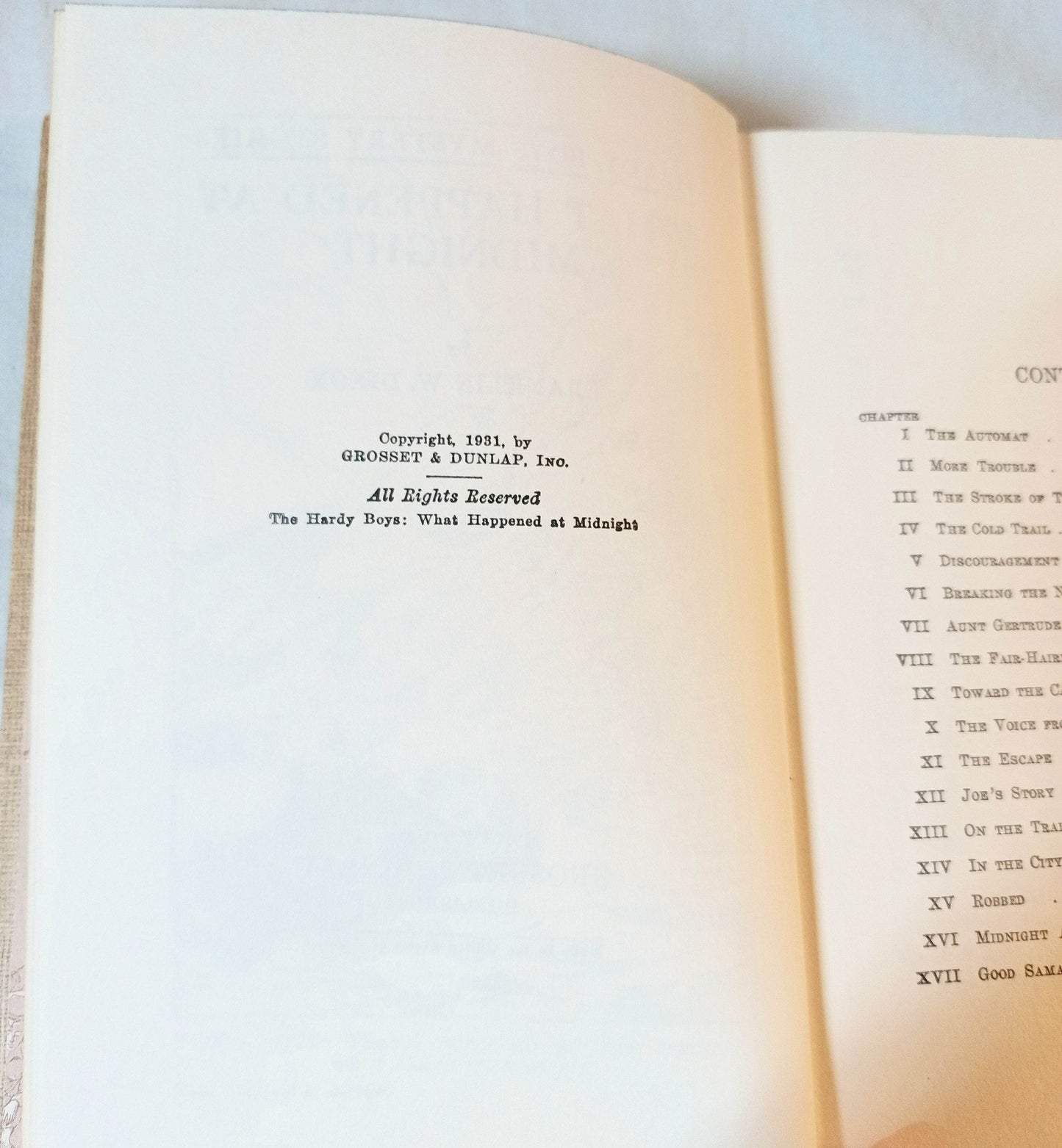 The Hardy Boys What Happened At Midnight Franklin W Dixon 1957 - TulipStuff