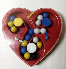 Load image into Gallery viewer, Heartache Marbles Puzzle Skill Game Kohner Brothers Hong Kong 1971 - TulipStuff
