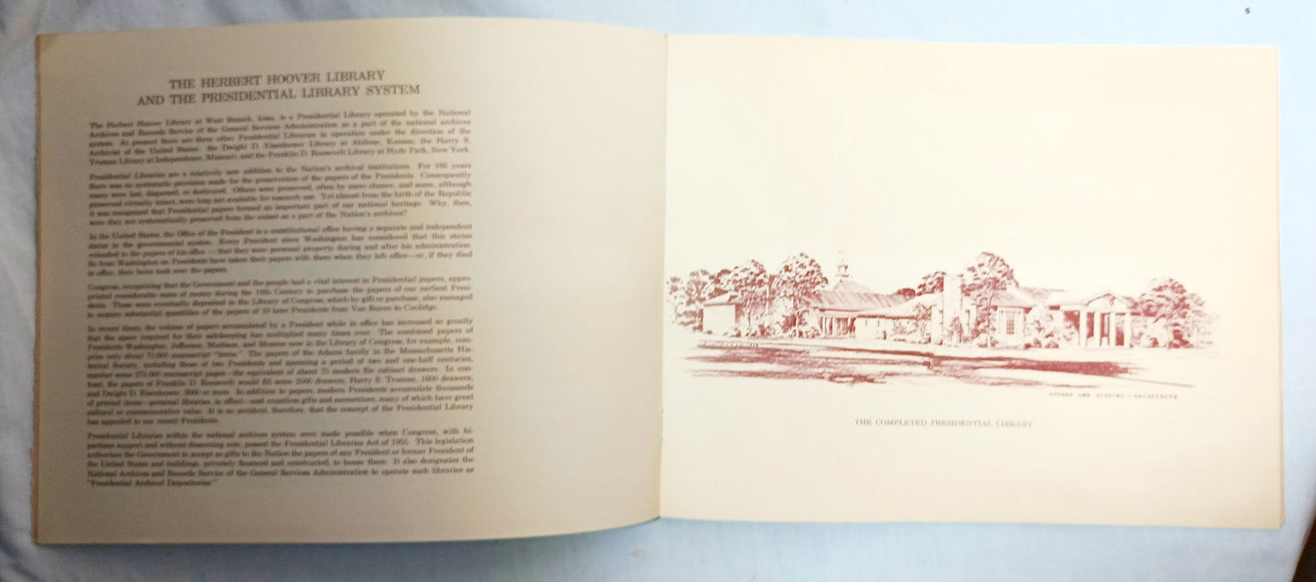 Herbert Hoover Presidential Library Dedication Ceremony Program 1962 - TulipStuff