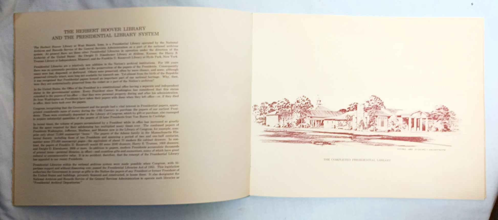 Herbert Hoover Presidential Library Dedication Ceremony Program 1962 - TulipStuff