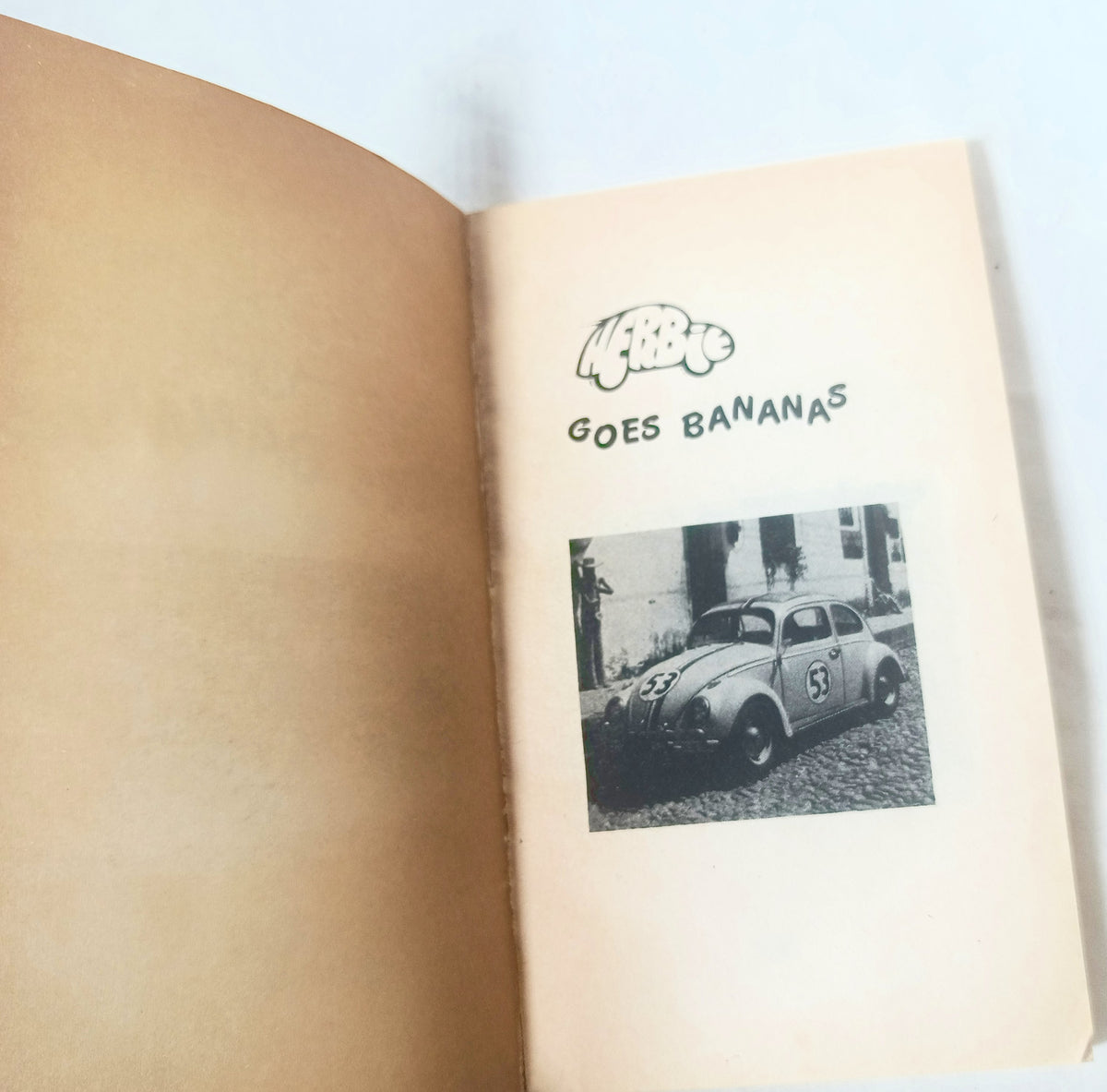 Herbie Goes Bananas Walt Disney Productions Paperback Joe Claro 1980 - TulipStuff