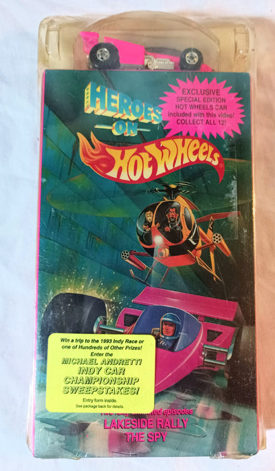 Heroes On Hot Wheels 2-Episode VHS Shadow Jet 1991 Michael Andretti - TulipStuff