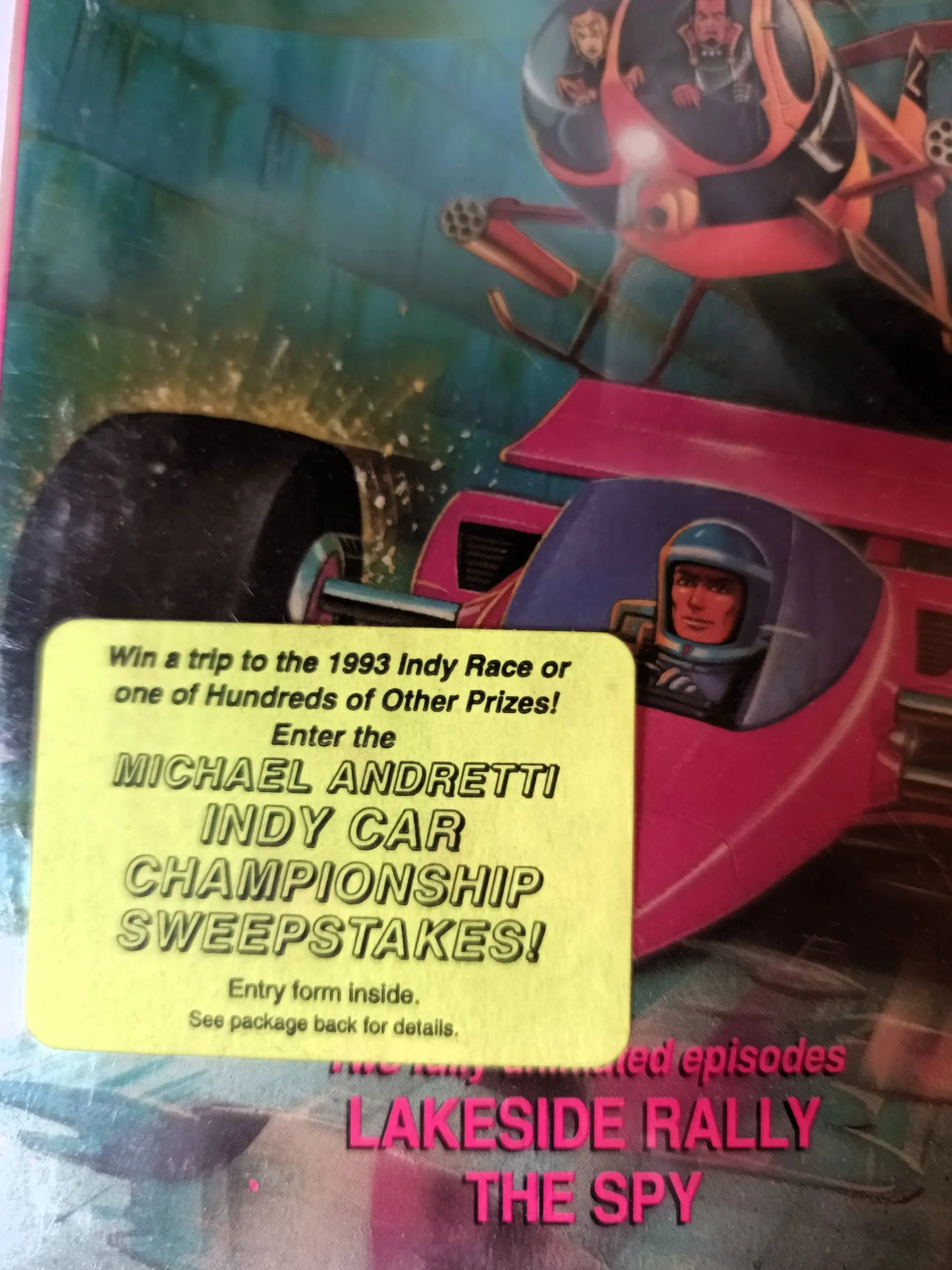 Heroes On Hot Wheels 2-Episode VHS Shadow Jet 1991 Michael Andretti - TulipStuff