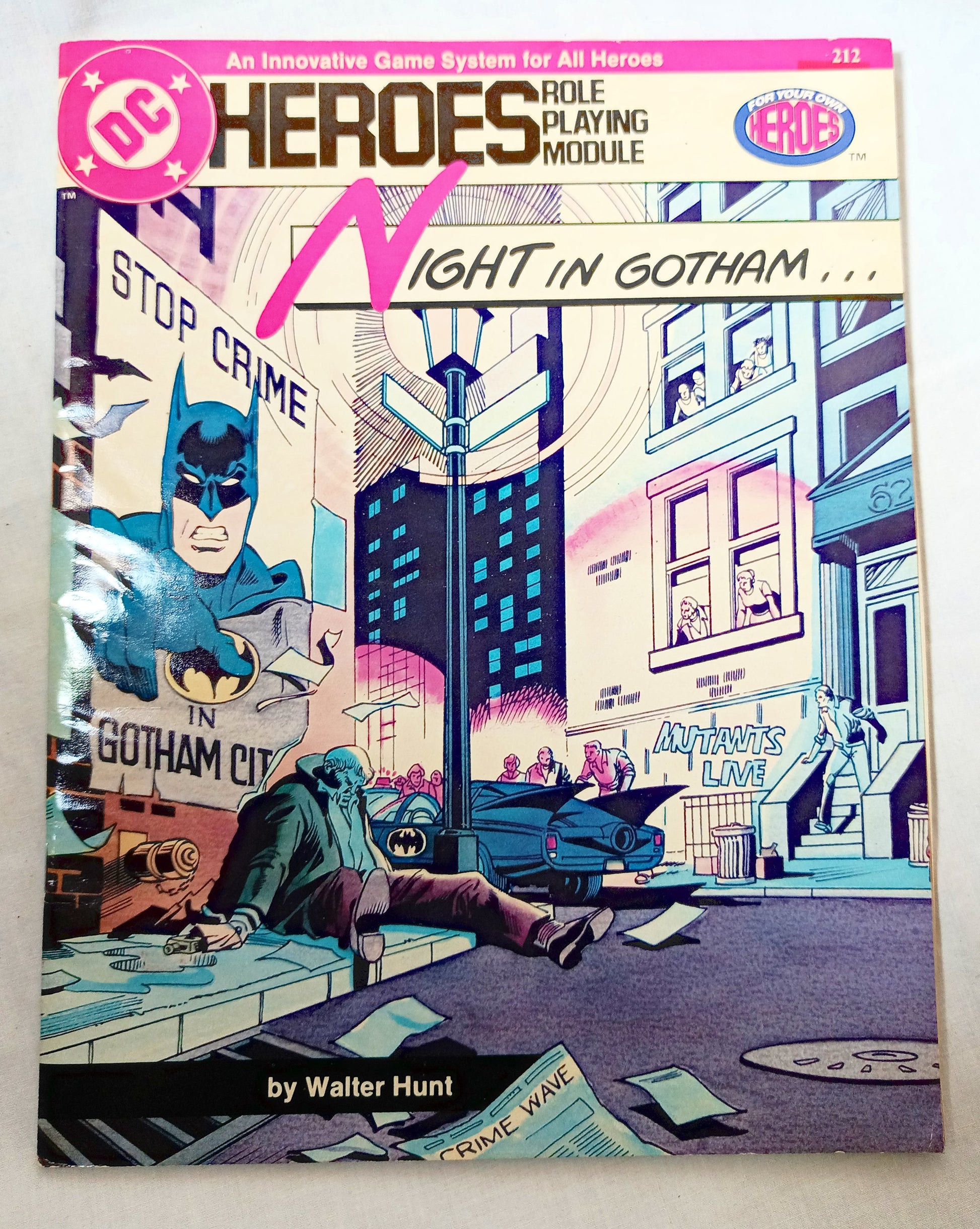 Heroes Role Playing Module – Night In Gotham RPG 1986 DC Comics - TulipStuff