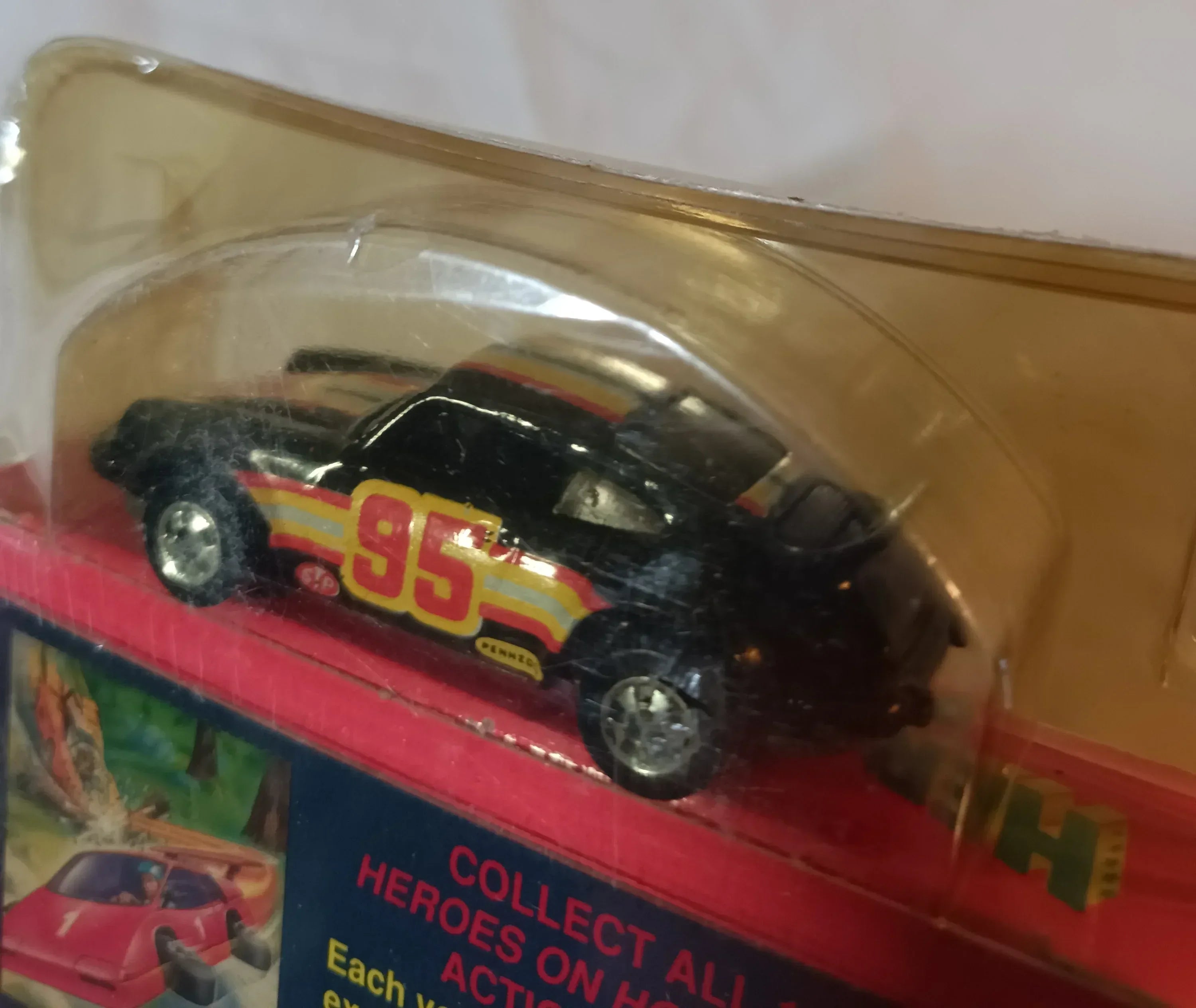 Heroes On Hot Wheels 2-Episode VHS with Porsche P-911 Car 1991