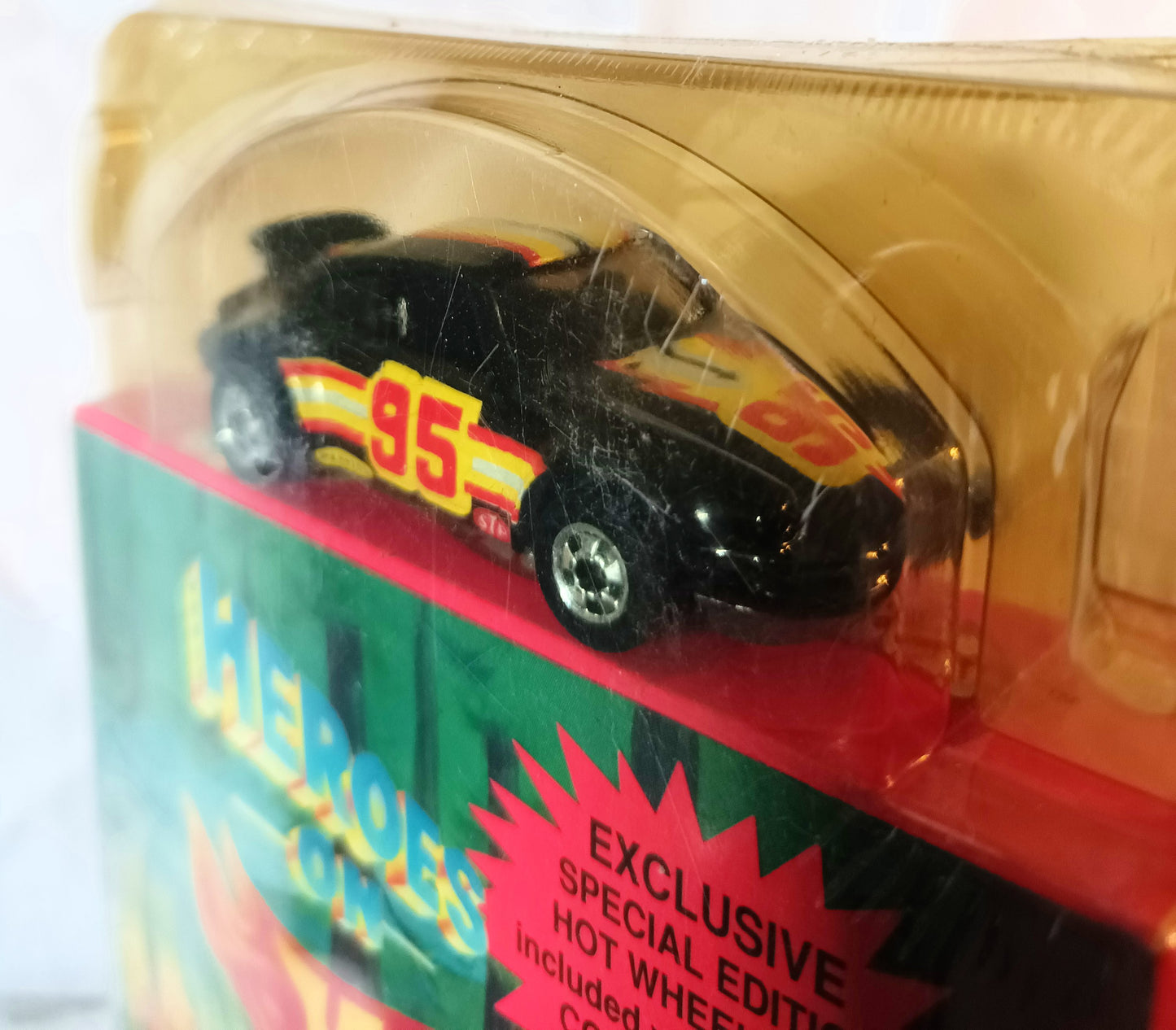 Heroes On Hot Wheels 2-Episode VHS with Porsche P-911 Car 1991 - TulipStuff