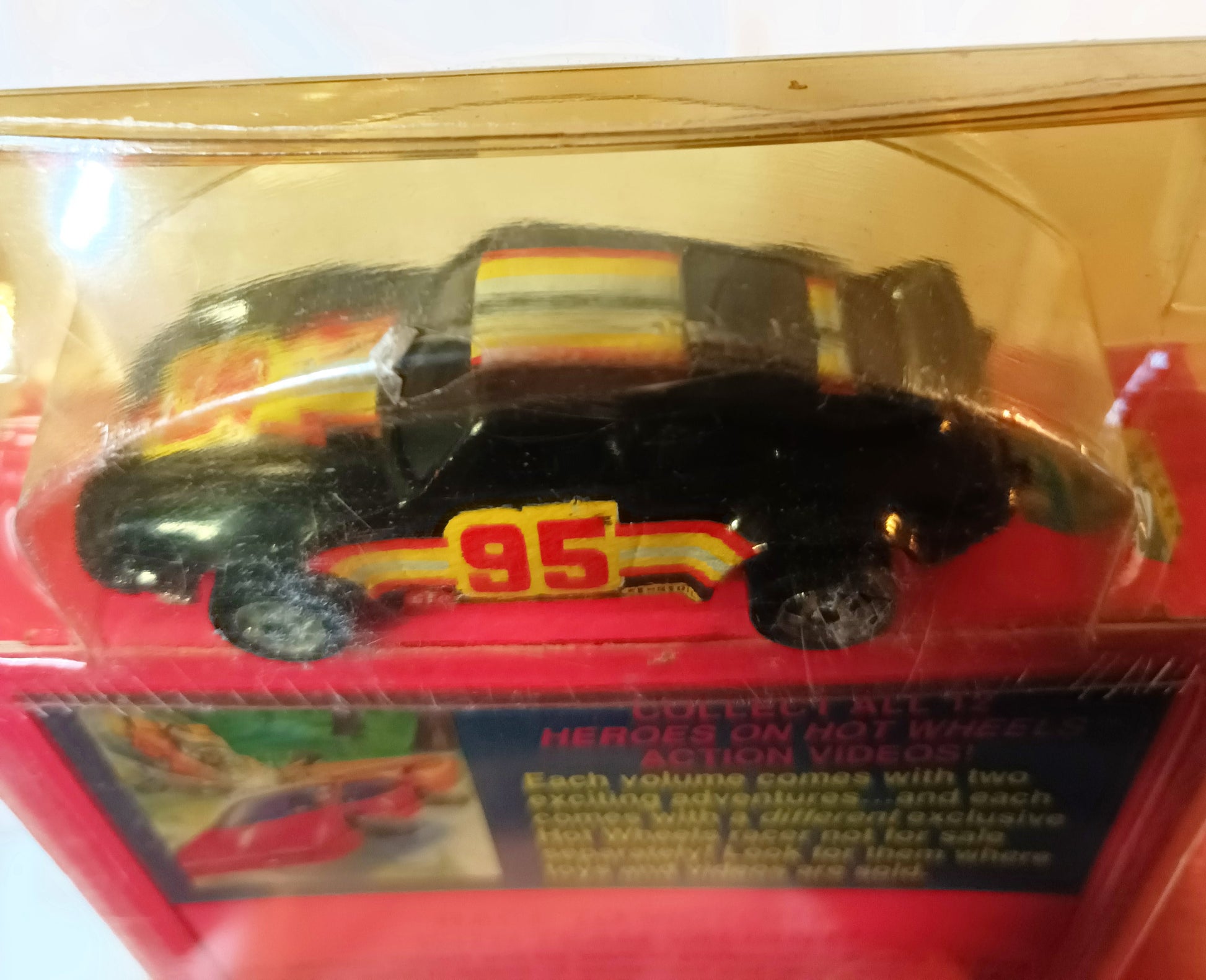 Heroes On Hot Wheels 2-Episode VHS with Porsche P-911 Car 1991 - TulipStuff