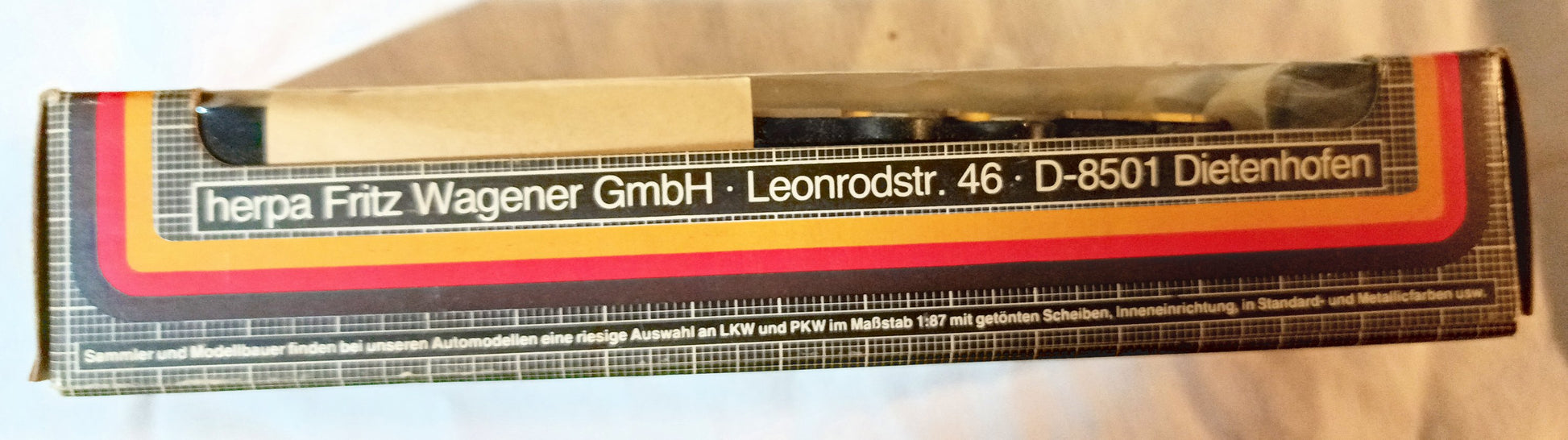 Herpa Setra Doppelstockbus S 228 DT Bus HO Scale West Germany 1987