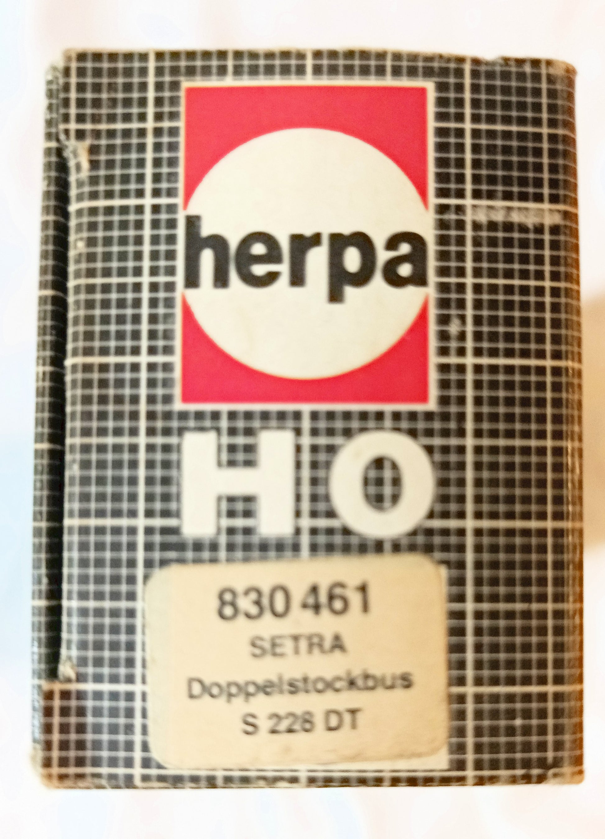 Herpa Setra Doppelstockbus S 228 DT Bus HO Scale West Germany 1987