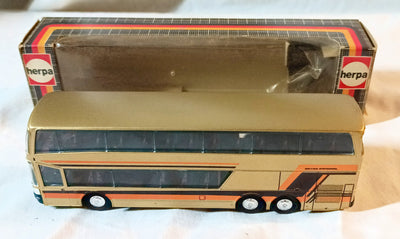 Herpa Setra Doppelstockbus S 228 DT Bus HO Scale West Germany 1987