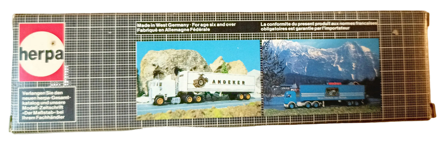 Herpa Setra Doppelstockbus S 228 DT Bus HO Scale West Germany 1987