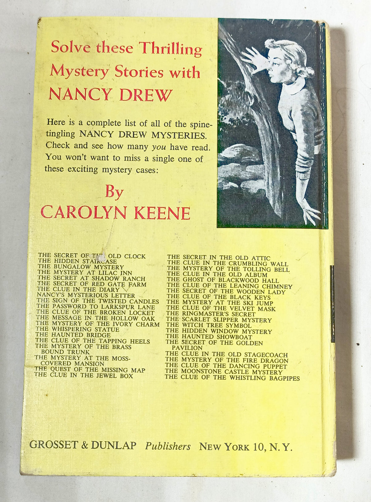 The Hidden Staircase Nancy Drew Mystery #2 Carolyn Keene 1964 - TulipStuff