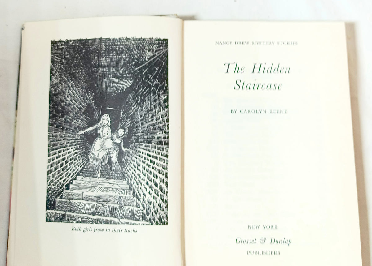 The Hidden Staircase Nancy Drew Mystery #2 Carolyn Keene 1964 - TulipStuff