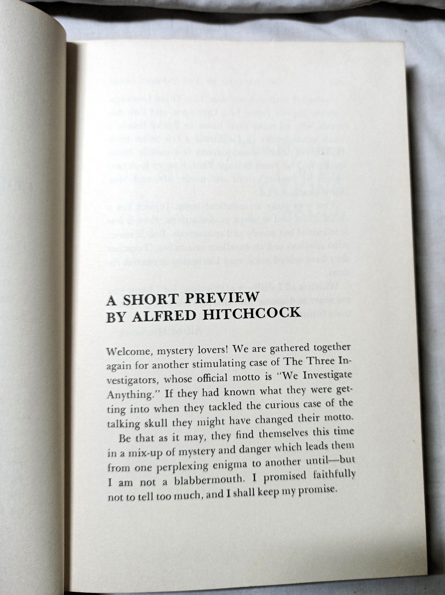 Alfred Hitchcock And The Three Investigators The Mystery Of The Talking Skull - TulipStuff