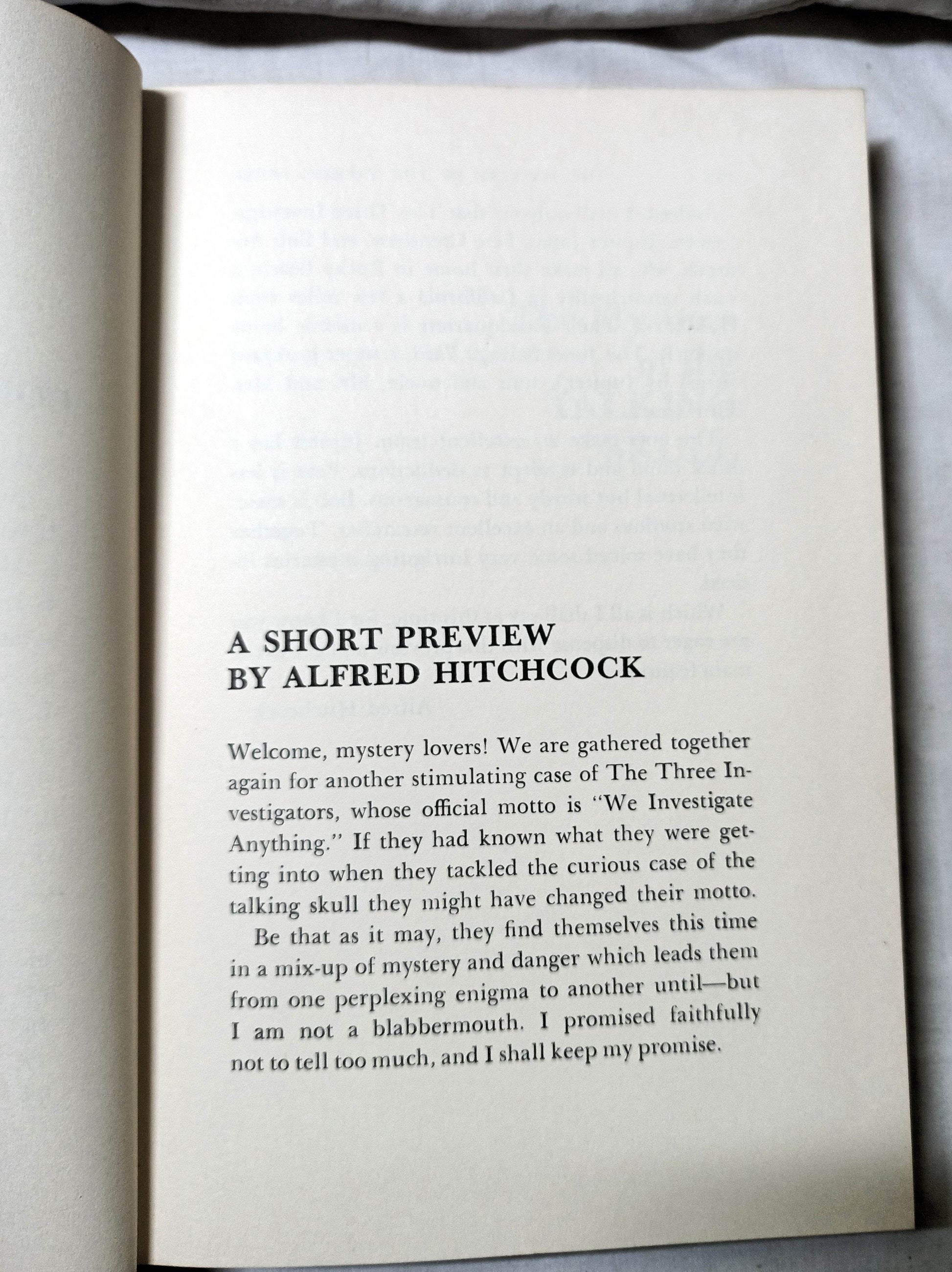 Alfred Hitchcock And The Three Investigators The Mystery Of The Talking Skull - TulipStuff